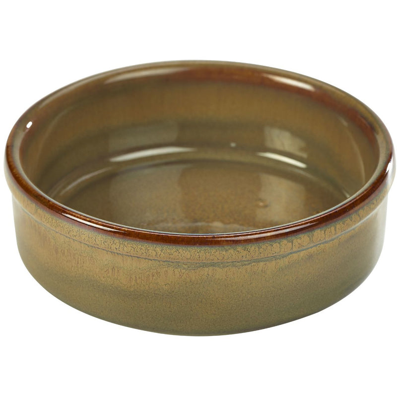 Terra Stoneware Rustic Brown Tapas Dish 14.5cm