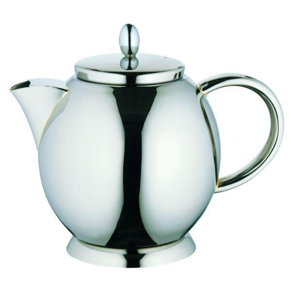 Elia Highly polished to a superb mirror finish 1.70L Designer Teapot 