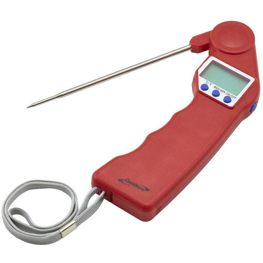 Red Folding Probe Pocket Thermometer