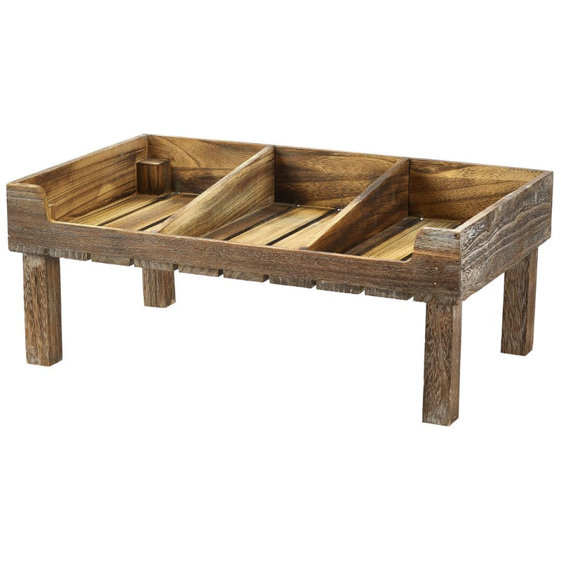 Rustic Wooden Display Crate Stand