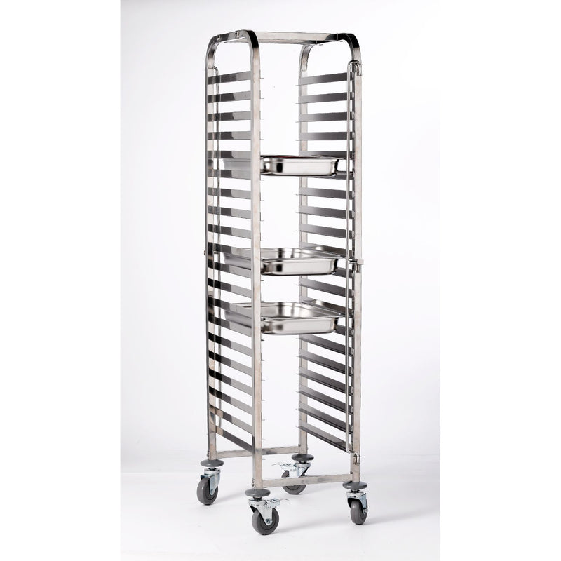St/St. Gastronorm 1/1 Trolley 20 Shelves