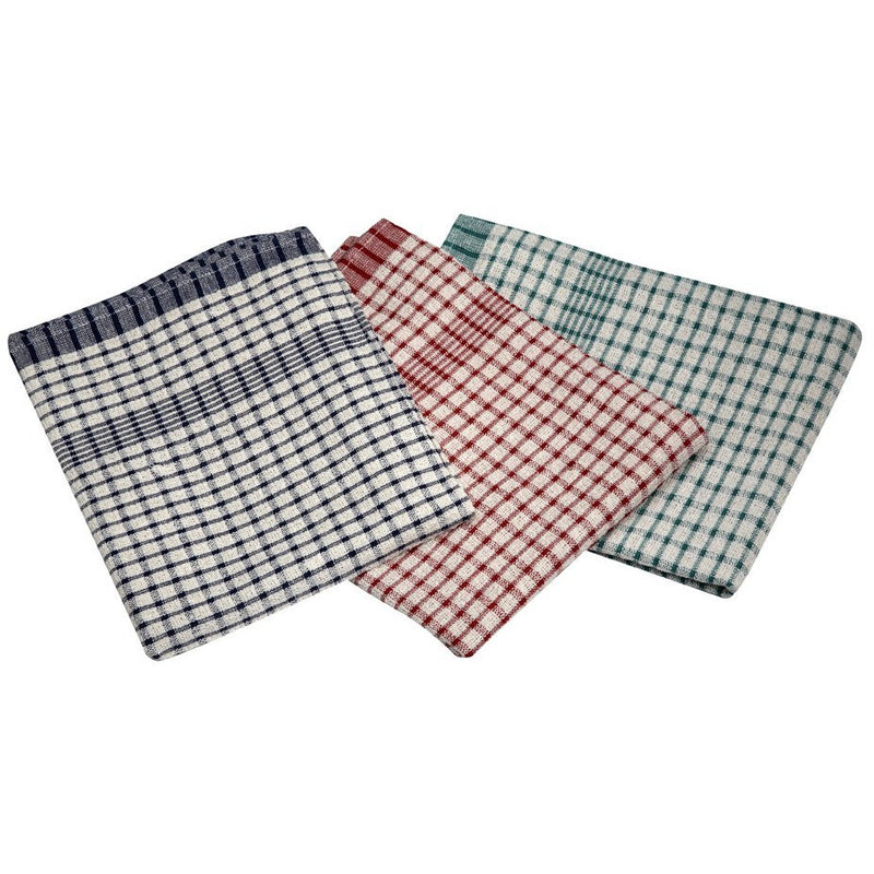 Cotton Check Ttowel 46X69cm 10Pcs Mix Colours