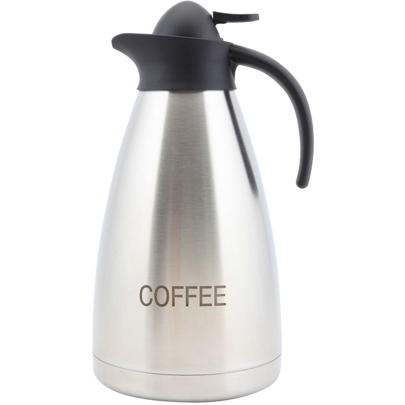 Coffee Inscribed St/St Contemporary Vac. Jug