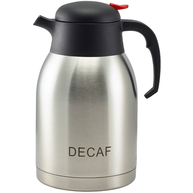 Decaf Inscribed St/St Vacuum Jug 2.0L