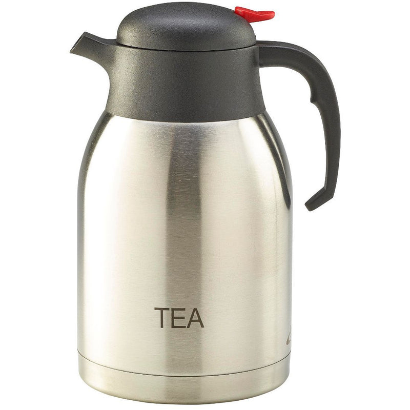 Tea Inscribed St/St Vacuum Jug 2.0L