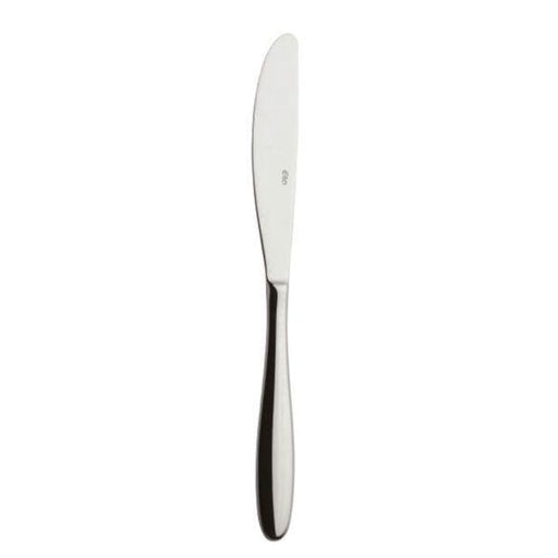 The Elia Viola Dessert Knife is manufactured in 18/10 Stainless Steel and meticulously mirror finished.