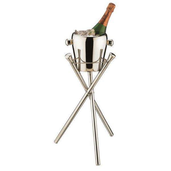 Wine Cooler Stand Foldable, With Chains