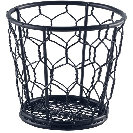 Black Wire Basket 10cm Dia