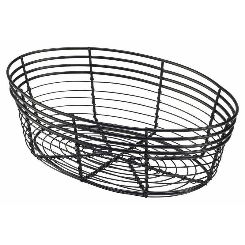 Wire Basket, Oval 25.5 x 16 x 8cm
