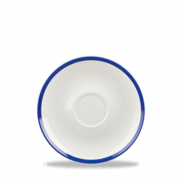 Retro Blue  Coupe Saucer 6.25" Box 24