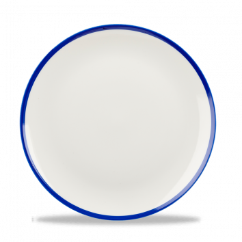 Retro Blue  Coupe Plate 10.25" Box 12