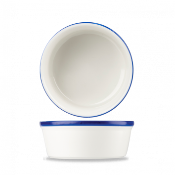 Retro Blue  Round Pie Dish 5.25" Box 12