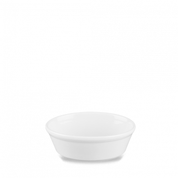 White Cookware  Oval Pie Dish 6"X4.75" Box 12