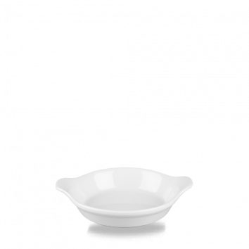 White Cookware  Mini Round Eared Egg Dish 6Oz Box 6