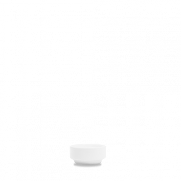 White Cylinder Butter Pad 4" Box 12