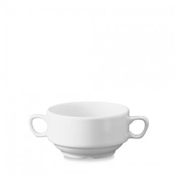 White  Handled Consomme 14Oz Box 24