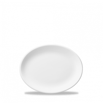 White  Oval Plate / Gravy Boat Std 8" Box 12
