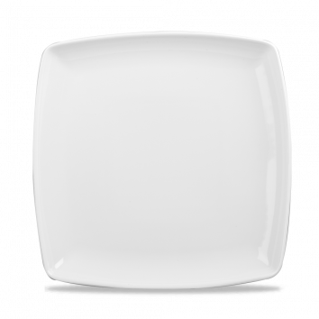 White  Deep Square Plate 10.25" Box 6