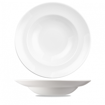 White Equation Pasta Bowl 12" Box 12