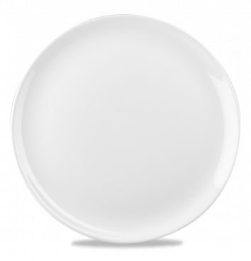 White Round Evolve Plate 12" Box 6