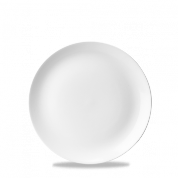 White Evolve Coupe Plate 6.5" Box 12