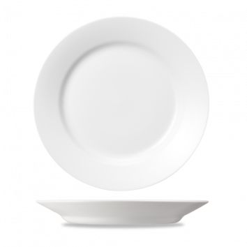 White Med Dish 11" Box 12