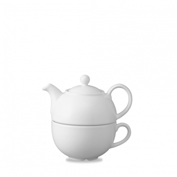 White Cafe One Cup Teapot 13Oz Box 4