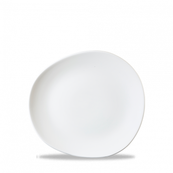 White Round Trace Plate 8 1/4" Box 12