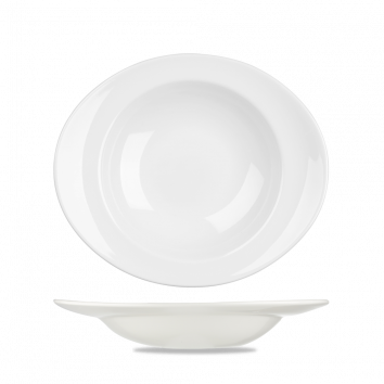 White Orbit Oval Pasta Bowl 12" Box 12