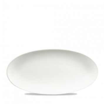 White Oval Chefs Plate 11 4/5X5 3/4" Box 12