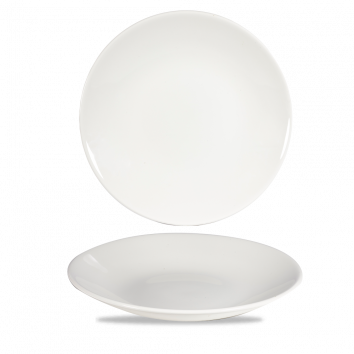 White  Profile Deep Coupe Plate 10" Box 12