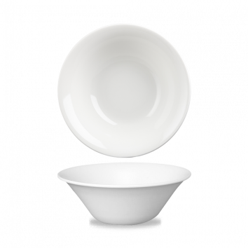 White Med Medium Salad Bowl 8.25" Box 12