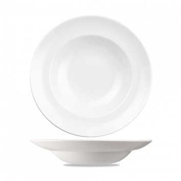 White Equation Pasta Bowl 10" Box 12