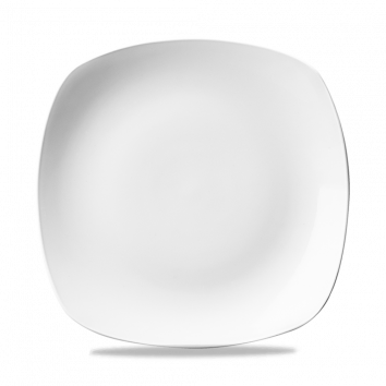 White X Squared Square Plate 10" Box 12