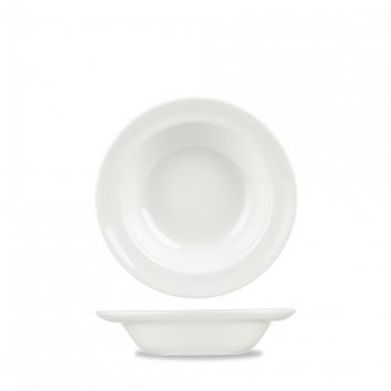 White  Rimmed Fruit Bowl 6.25" Box 24