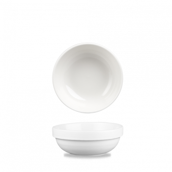 White Profile Stacking Bowl 10Oz Box 6