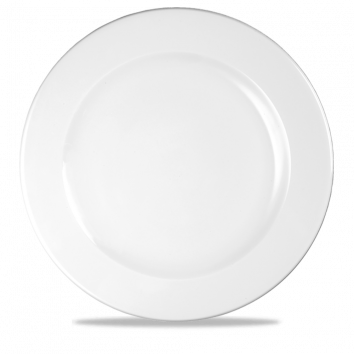 White Profile Footed Plate 12" Box 12