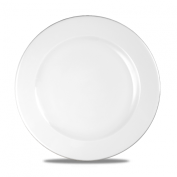 White Profile Plate 10 1/4" Box 12