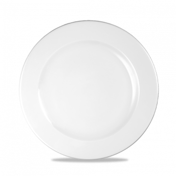 White Profile Plate 8 1/4" Box 12