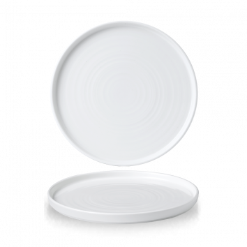 White  Walled Plate 10 2/8" Box 6