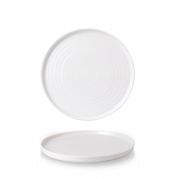 White  Walled Plate 11" Box 6