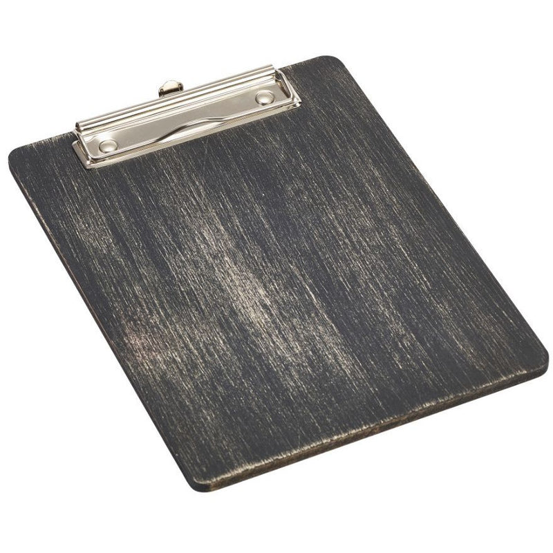 Black Wooden Menu Clipboard A5 18.5x24.5x0.6cm