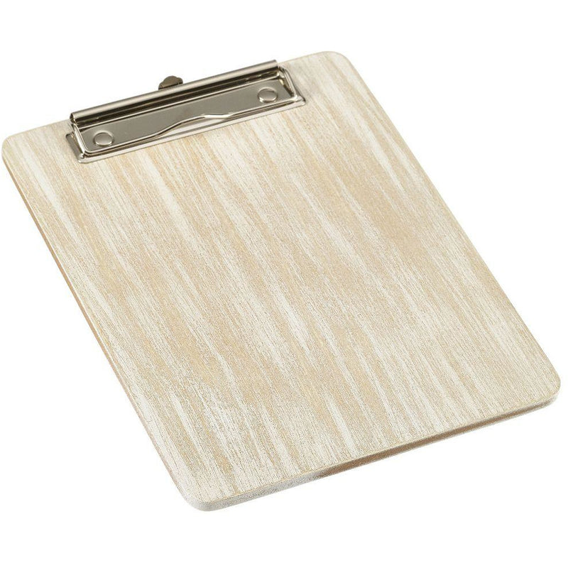 White Wash Wooden Menu Clipboard A5 18.5x24.5x0.6cm