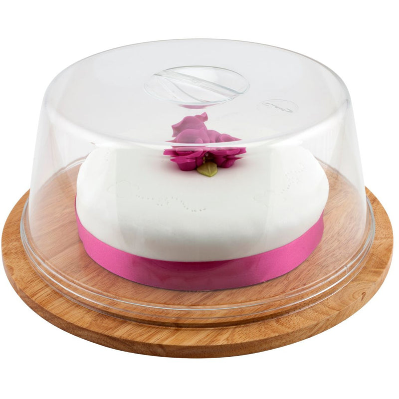 Round Wood Serving / Cake Board 33cm