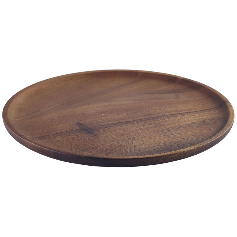 Acacia Wood Serving Plate 26cm