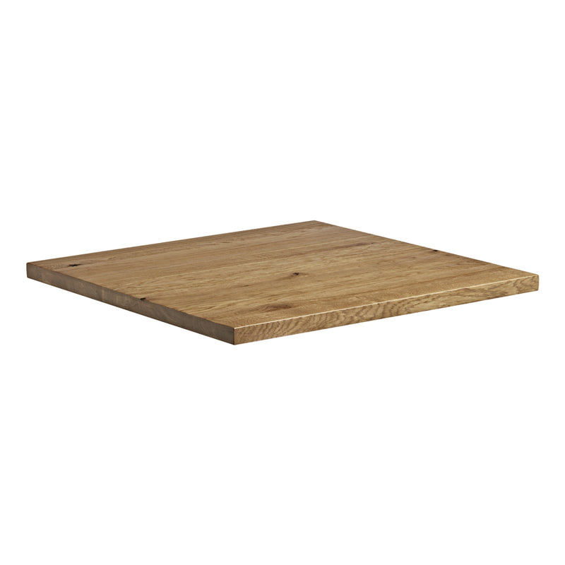 Rustic Solid Oak Table Top - Rustic Antique - 90 x 90cm