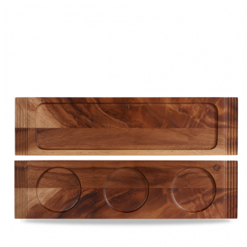 Wood  Double Handle Board 19X5 1/2" Box 4