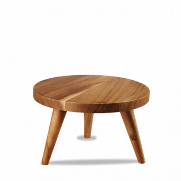 Wood Round Large Stand 25X15Cm Box 4