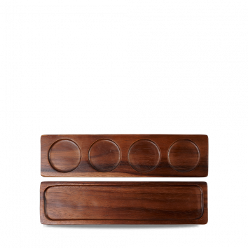 Wood Rectangular Medium Deli Board  Box 4