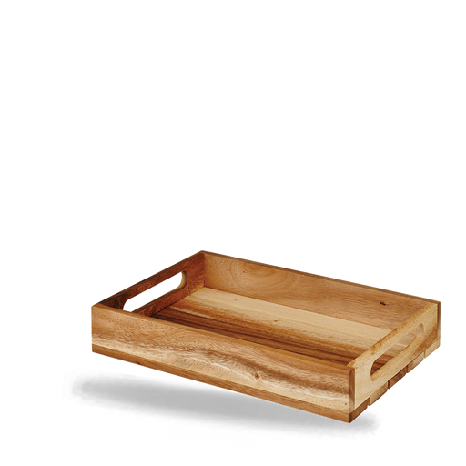Wood Medium Rect Crate 30X20X4.8Cm Box 4